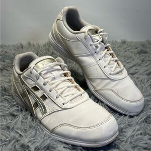 Asics Women's Cheerleader Athletic Shoes Sz 8.5 Cheer White/Silver